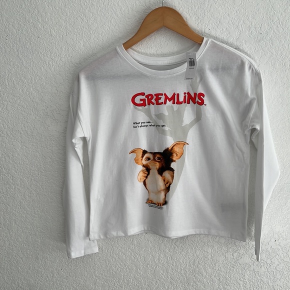 Gremlins Gizmo Long Sleeve Crop Top - Picture 5 of 8